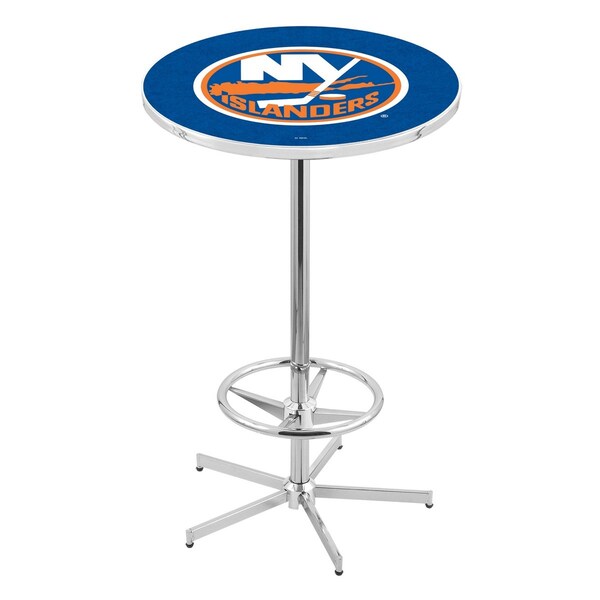 42" Chrome New York Islanders Pub Table
